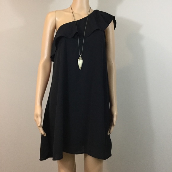 Paperdoll Dresses & Skirts - One Shoulder Ruffle Dress